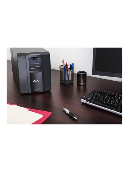 Schneider Electric APC Smart-UPS, Tower, 8x IEC C13 outlets, SmartConnect Port+SmartSlot, AVR, LCD | SMT1000IC | 1000 VA | 700 W | 230 V 5 Schneider Electric APC Smart-UPS, Tower, 8x IEC C13 outlets, SmartConnect Port+SmartSlot, AVR, LCD | SMT1000IC | 1000 VA | 700 W | 230 V 5