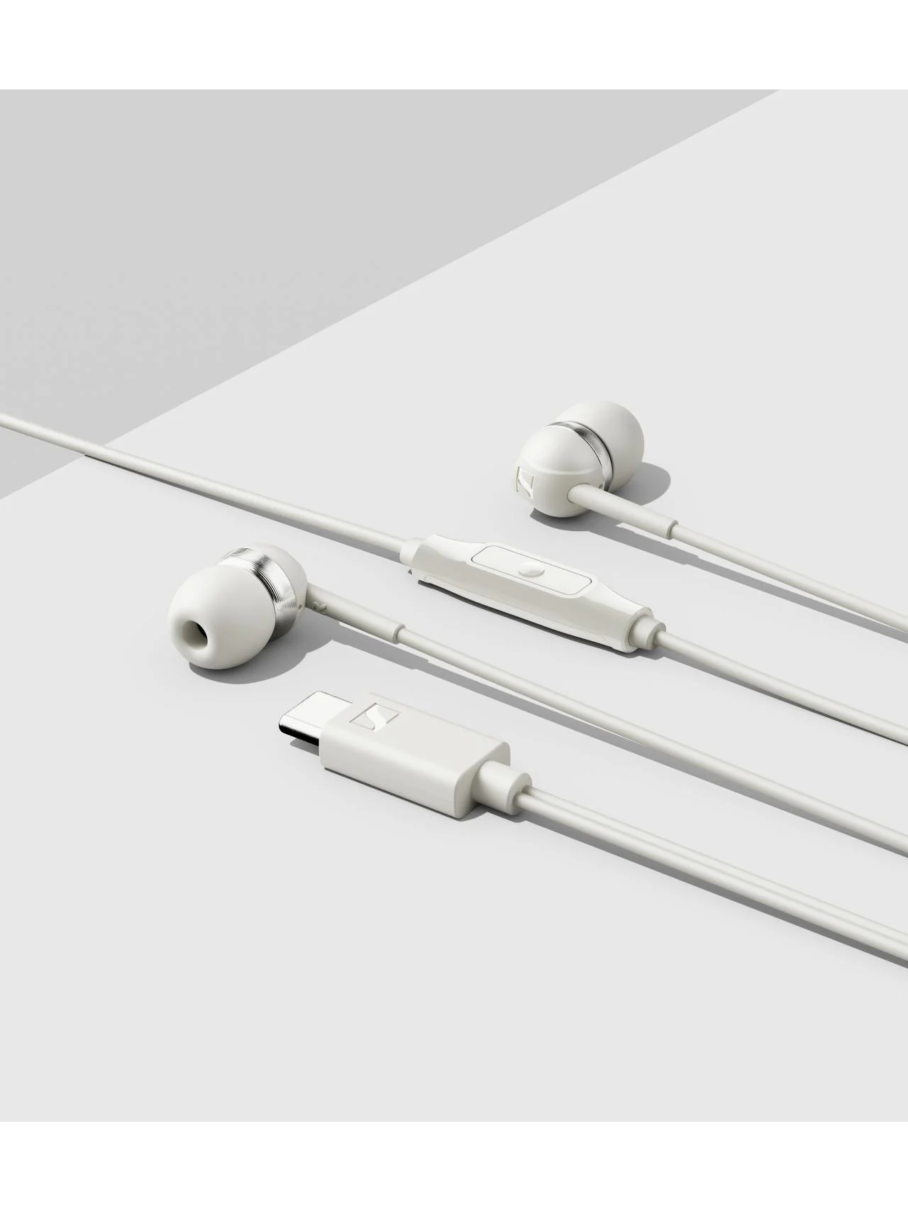 Sennheiser Headphones | CX 80U | Wired | In-ear | Microphone | White 2 Sennheiser Headphones | CX 80U | Wired | In-ear | Microphone | White 2