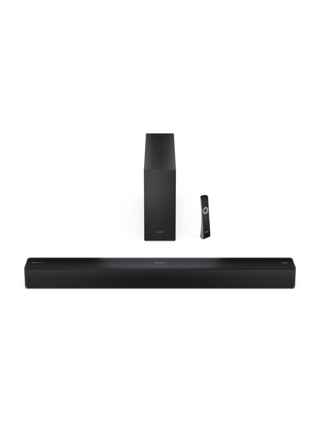 Sharp 2.1 Dolby Atmos/DTS Virtual:X Soundbar with Slim Wireless Subwoofer | HT-SBW310 | 330 W | Bluetooth | Black | Wireless connection 2