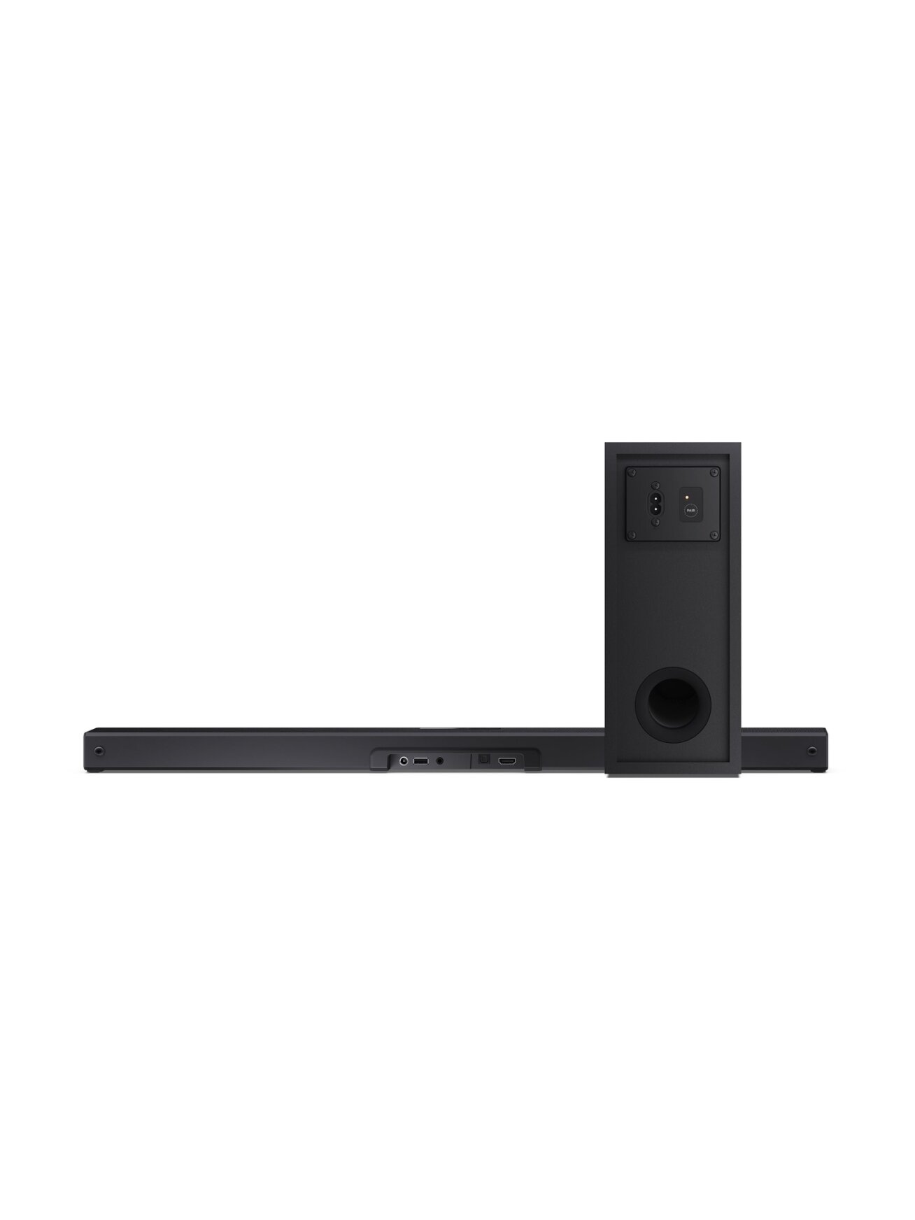 Sharp 2.1ch Ultra-slim Dolby Atmos/DTS Virtual: X Soundbar with Wireless Subwoofer | HT-SBW320 | 360 W | Bluetooth | Black | Wireless connection 5