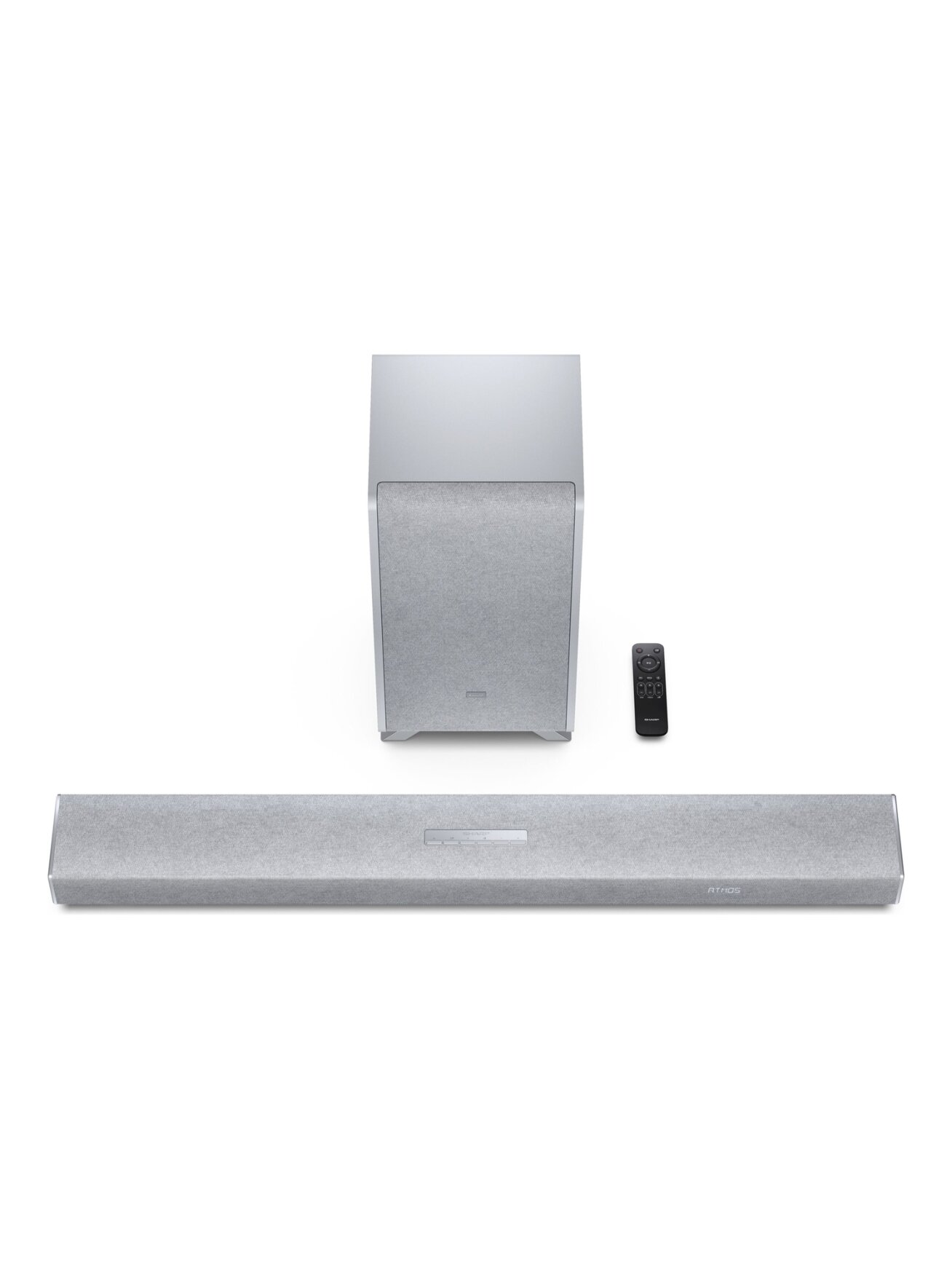 Sharp | 3.1.2 Dolby Atmos/DTS:X Soundbar with Wireless Subwoofer | HT-SBW53121(SL) | Bluetooth 4