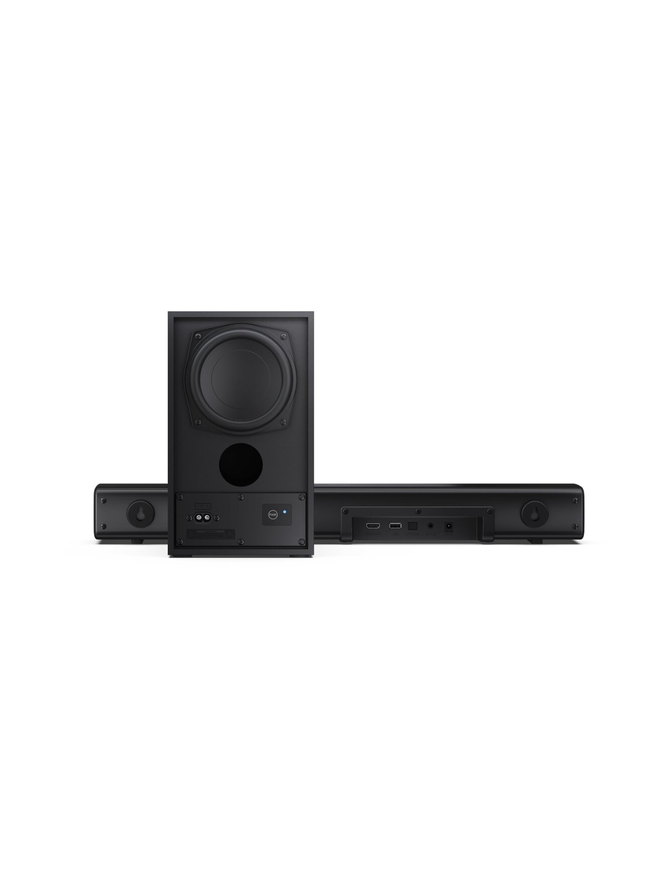 Sharp Compact 2.1 Soundbar with Wireless Subwoofer | HT-SBW121 | 240 W | Bluetooth | Black | Wireless connection 5