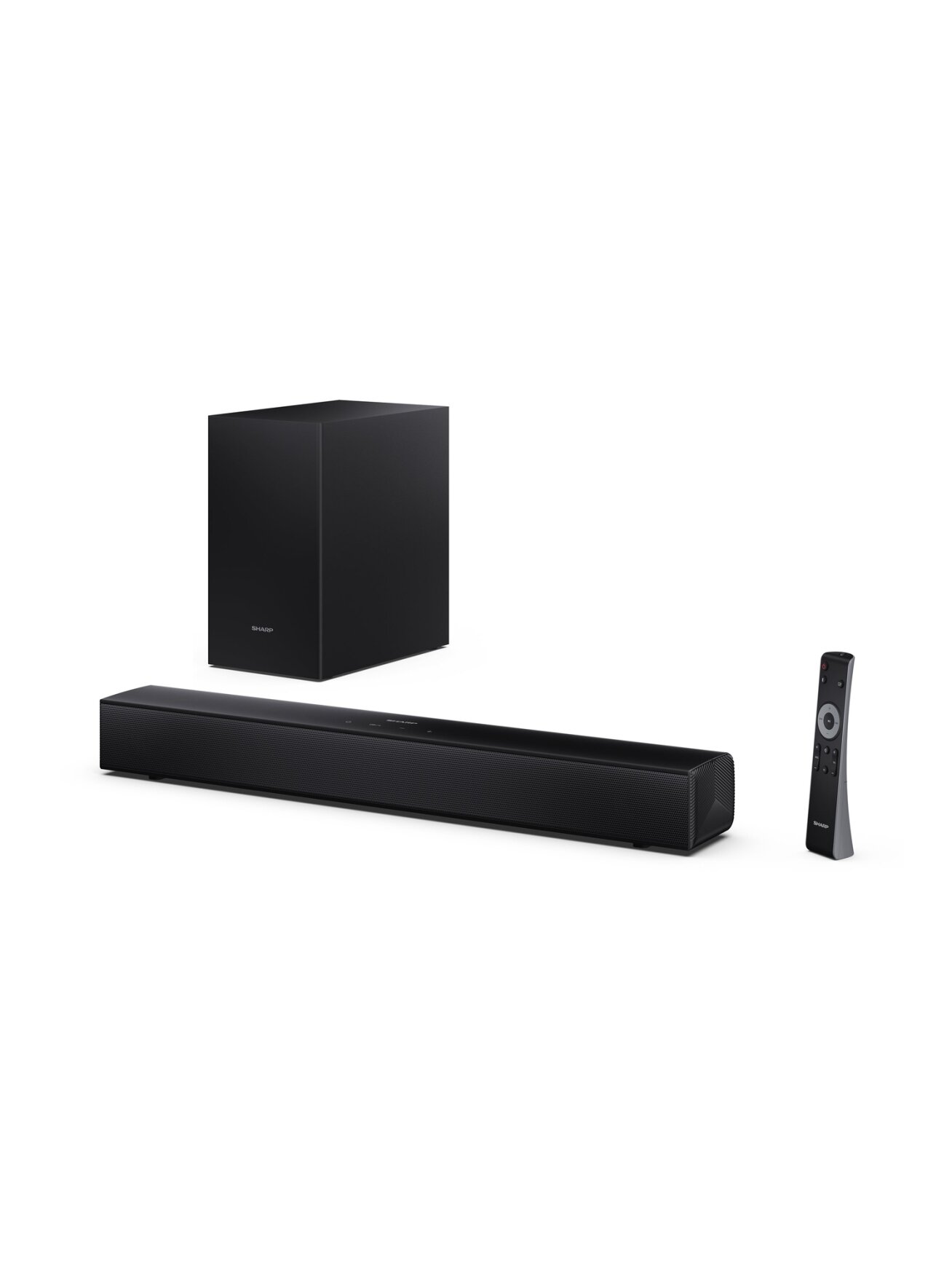 Sharp Compact 2.1 Soundbar with Wireless Subwoofer | HT-SBW121 | 240 W | Bluetooth | Black | Wireless connection