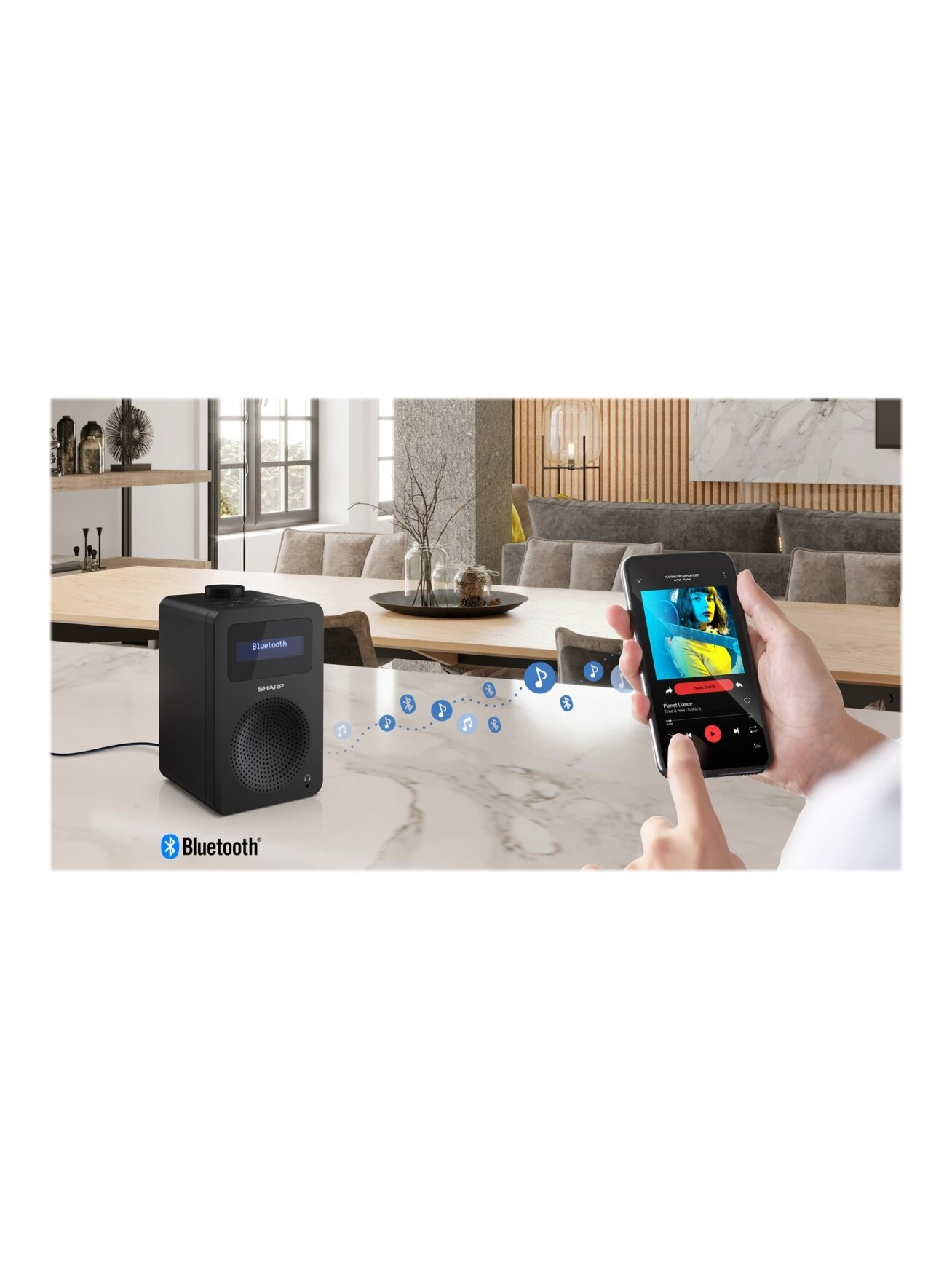 Sharp DR-430(BK) Digital Radio, FM/DAB/DAB+, Bluetooth 5.0, Midnight Black | Sharp | Digital Radio | DR-430(BK) | Bluetooth | Midnight Black 7 Sharp DR-430(BK) Digital Radio, FM/DAB/DAB+, Bluetooth 5.0, Midnight Black | Sharp | Digital Radio | DR-430(BK) | Bluetooth | Midnight Black 7