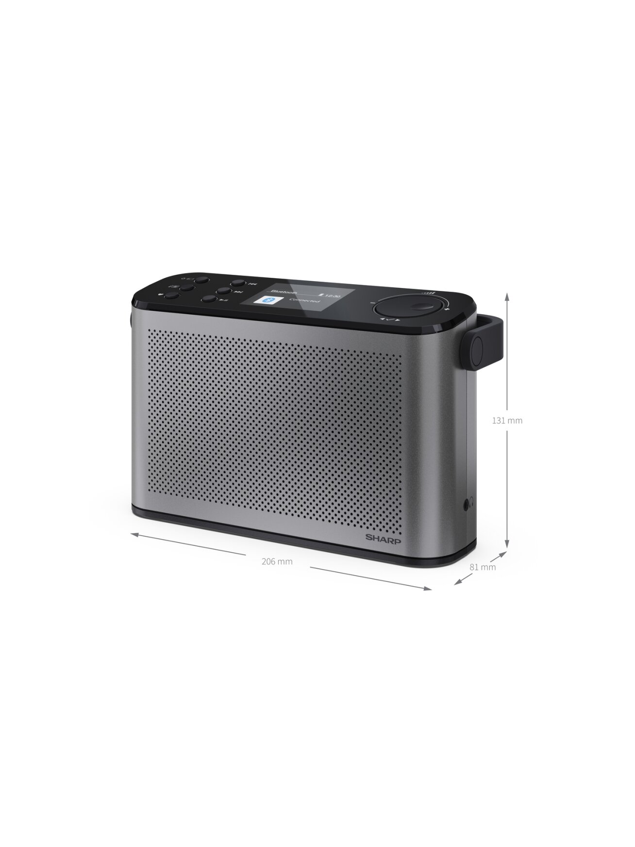 Sharp OSAKA Stereo Portable Digital Radio | DR-P540(GY) | USB port | Bluetooth | FM radio | Wireless connection 5 Sharp OSAKA Stereo Portable Digital Radio | DR-P540(GY) | USB port | Bluetooth | FM radio | Wireless connection 5