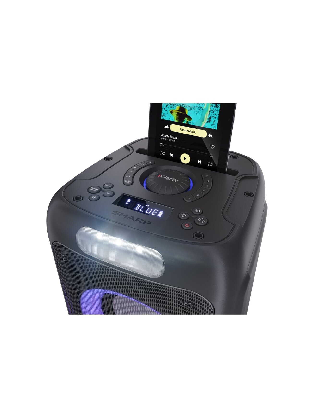 Sharp PS-949 Party Speaker with Built-in Battery | Sharp | Party Speaker | PS-949 XParty Street Beat | 132 W | Waterproof | Bluetooth | Black | Portable | Wireless connection 10