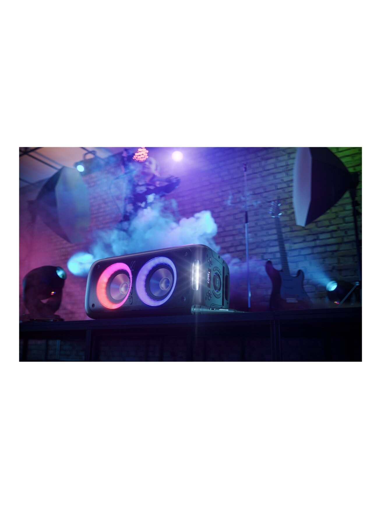 Sharp PS-949 Party Speaker with Built-in Battery | Sharp | Party Speaker | PS-949 XParty Street Beat | 132 W | Waterproof | Bluetooth | Black | Portable | Wireless connection 13