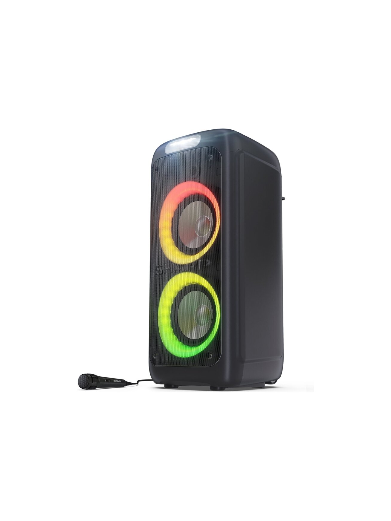 Sharp PS-949 Party Speaker with Built-in Battery | Sharp | Party Speaker | PS-949 XParty Street Beat | 132 W | Waterproof | Bluetooth | Black | Portable | Wireless connection 2 Sharp PS-949 Party Speaker with Built-in Battery | Sharp | Party Speaker | PS-949 XParty Street Beat | 132 W | Waterproof | Bluetooth | Black | Portable | Wireless connection 2