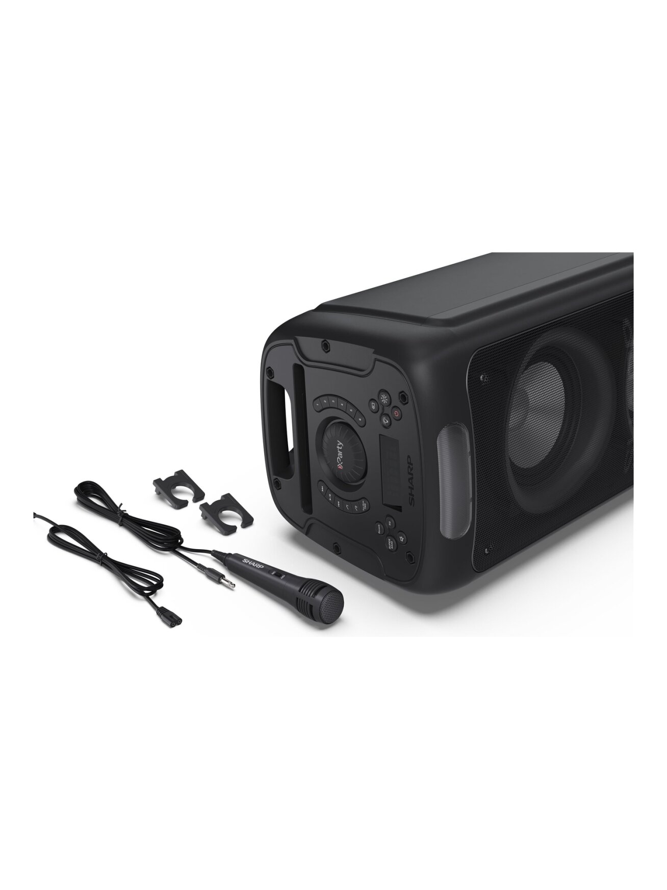 Sharp PS-949 Party Speaker with Built-in Battery | Sharp | Party Speaker | PS-949 XParty Street Beat | 132 W | Waterproof | Bluetooth | Black | Portable | Wireless connection 9 Sharp PS-949 Party Speaker with Built-in Battery | Sharp | Party Speaker | PS-949 XParty Street Beat | 132 W | Waterproof | Bluetooth | Black | Portable | Wireless connection 9