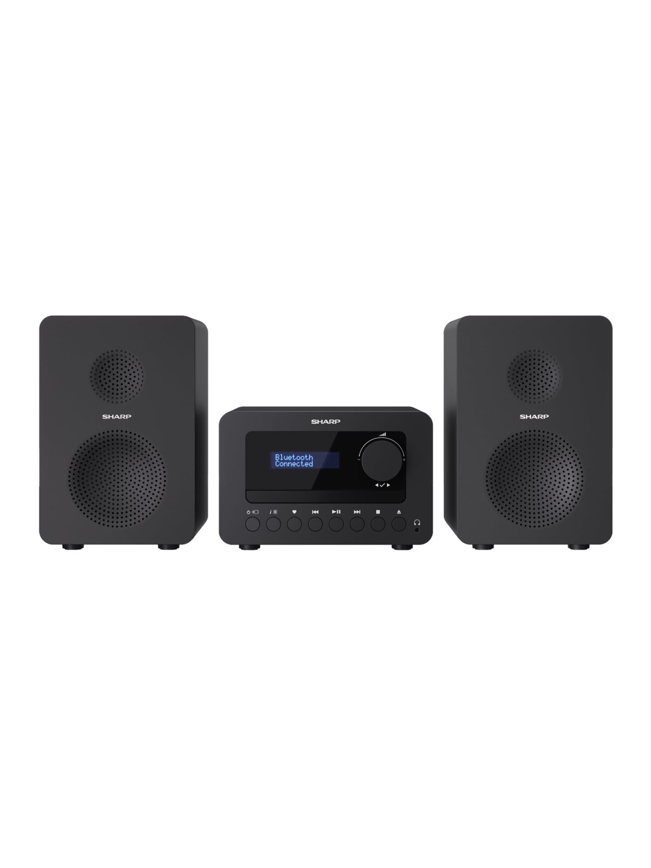 Sharp XL-B520D(BK) Tokyo Hi-Fi Micro System 2.0, FM/DAB/DAB+/USB, CD, Bluetooth 5.0, Aux-in, Black | Sharp | Tokyo Hi-Fi Micro System 2.0 | XL-B520D(BK) | Yes | Bluetooth | Black 3
