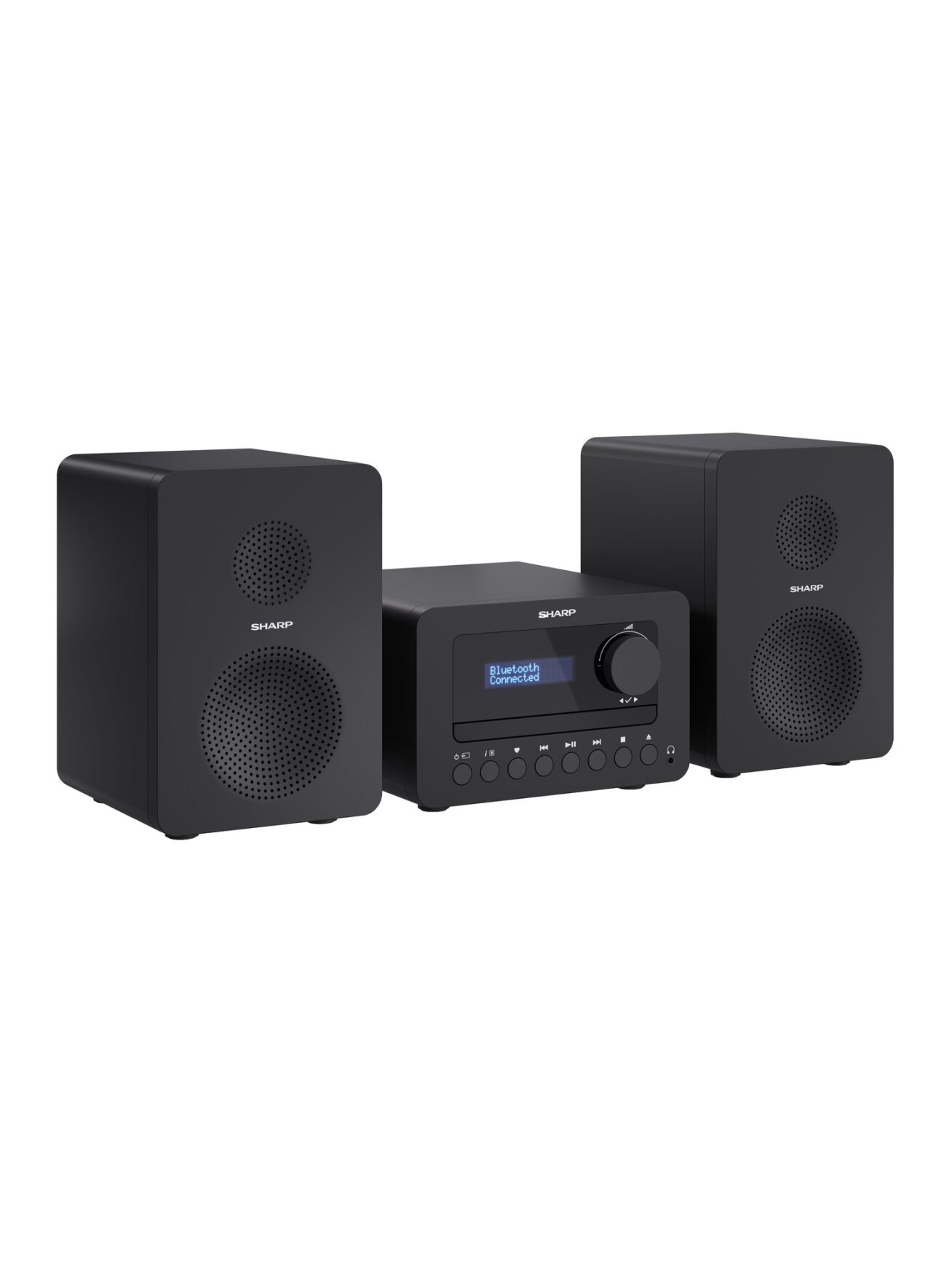 Sharp XL-B520D(BK) Tokyo Hi-Fi Micro System 2.0, FM/DAB/DAB+/USB, CD, Bluetooth 5.0, Aux-in, Black | Sharp | Tokyo Hi-Fi Micro System 2.0 | XL-B520D(BK) | Yes | Bluetooth | Black 5