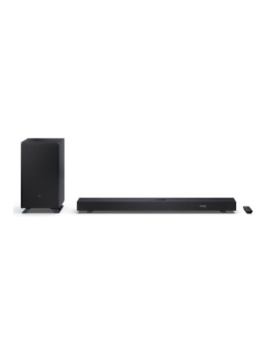 Sharp | 3.1.2 Dolby Atmos/DTS:X Soundbar with Wireless Subwoofer | HT-SBW53121(BK) | Bluetooth