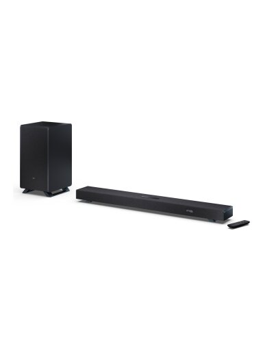 Sharp | 3.1.2 Dolby Atmos/DTS:X Soundbar with Wireless Subwoofer | HT-SBW53121(BK) | Bluetooth