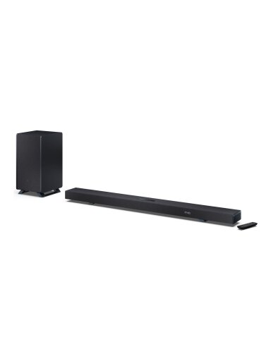 Sharp | 5.1.2 Dolby Atmos/DTS:X Soundbar with Wireless Subwoofer | HT-SBW55121(BK) | Bluetooth