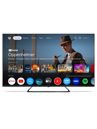 Sharp | 55HP6265E | 55 | Smart TV | Google TV | UHD | Black