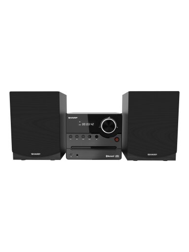 Sharp XL-B512(BK) Hi-Fi Micro System, CD/FM/USB/Bluetooth v5.0, 45W, Black | Sharp | Hi-Fi Micro System | XL-B512(BK) | Black | USB port | AUX in | Bluetooth | CD player | FM radio | Wireless connection