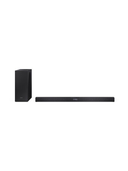 Sharp 2.1ch Ultra-slim Dolby Atmos/DTS Virtual: X Soundbar with Wireless Subwoofer | HT-SBW320 | 360 W | Bluetooth | Black | Wireless connection 3 Sharp 2.1ch Ultra-slim Dolby Atmos/DTS Virtual: X Soundbar with Wireless Subwoofer | HT-SBW320 | 360 W | Bluetooth | Black | Wireless connection 3