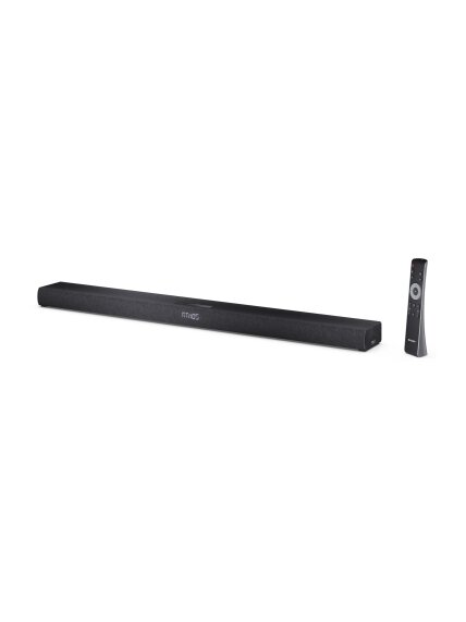Sharp 2.1ch Ultra-slim Dolby Atmos/DTS Virtual: X Soundbar with Wireless Subwoofer | HT-SBW320 | 360 W | Bluetooth | Black | Wireless connection 8 Sharp 2.1ch Ultra-slim Dolby Atmos/DTS Virtual: X Soundbar with Wireless Subwoofer | HT-SBW320 | 360 W | Bluetooth | Black | Wireless connection 8