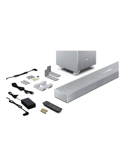 Sharp | 3.1.2 Dolby Atmos/DTS:X Soundbar with Wireless Subwoofer | HT-SBW53121(SL) | Bluetooth 3 Sharp | 3.1.2 Dolby Atmos/DTS:X Soundbar with Wireless Subwoofer | HT-SBW53121(SL) | Bluetooth 3