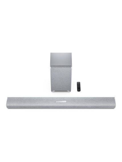 Sharp | 5.1.2 Dolby Atmos/DTS:X Soundbar with Wireless Subwoofer | HT-SBW55121(SL) | Bluetooth 4 Sharp | 5.1.2 Dolby Atmos/DTS:X Soundbar with Wireless Subwoofer | HT-SBW55121(SL) | Bluetooth 4