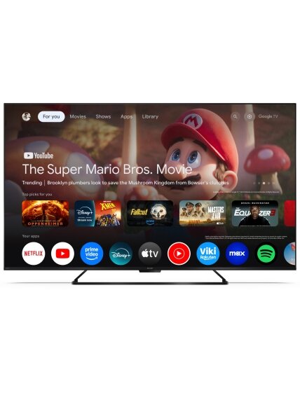 Sharp | 65HR7265E | 65 | Smart TV | Google TV | Black 1