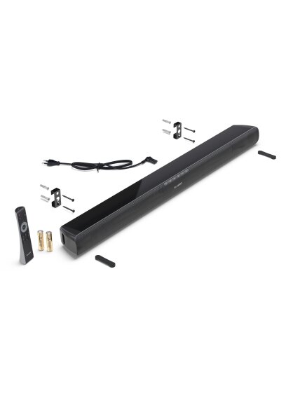 Sharp HT-SB100 2.0 Soundbar for TV above 32", HDMI ARC/CEC, Aux-in, Optical, Bluetooth, USB, 80cm, Gloss Black | Sharp | Yes | Soundbar for TV above 32" | HT-SB100 | Black | No | USB port | AUX in | Bluetooth | Wireless connection 4 Sharp HT-SB100 2.0 Soundbar for TV above 32", HDMI ARC/CEC, Aux-in, Optical, Bluetooth, USB, 80cm, Gloss Black | Sharp | Yes | Soundbar for TV above 32" | HT-SB100 | Black | No | USB port | AUX in | Bluetooth | Wireless connection 4