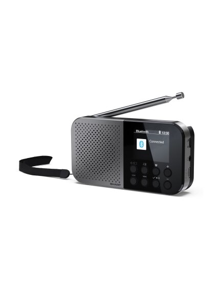 Sharp OSAKA Pocket/Handheld Portable Digital Radio | DR-P520(GY) | Bluetooth Sharp OSAKA Pocket/Handheld Portable Digital Radio | DR-P520(GY) | Bluetooth