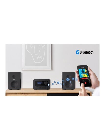 Sharp XL-B520D(BK) Tokyo Hi-Fi Micro System 2.0, FM/DAB/DAB+/USB, CD, Bluetooth 5.0, Aux-in, Black | Sharp | Tokyo Hi-Fi Micro System 2.0 | XL-B520D(BK) | Yes | Bluetooth | Black 11 Sharp XL-B520D(BK) Tokyo Hi-Fi Micro System 2.0, FM/DAB/DAB+/USB, CD, Bluetooth 5.0, Aux-in, Black | Sharp | Tokyo Hi-Fi Micro System 2.0 | XL-B520D(BK) | Yes | Bluetooth | Black 11