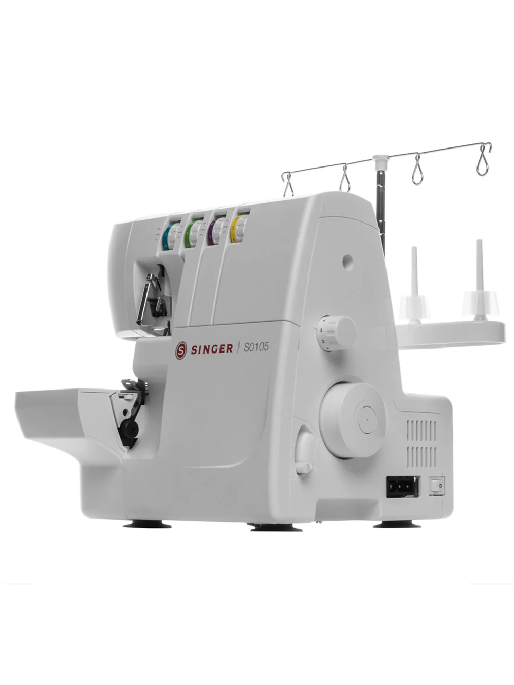 Singer | S0105 | Overlock | Number of stitches 6 | Number of buttonholes 0 | White 2 Singer | S0105 | Overlock | Number of stitches 6 | Number of buttonholes 0 | White 2