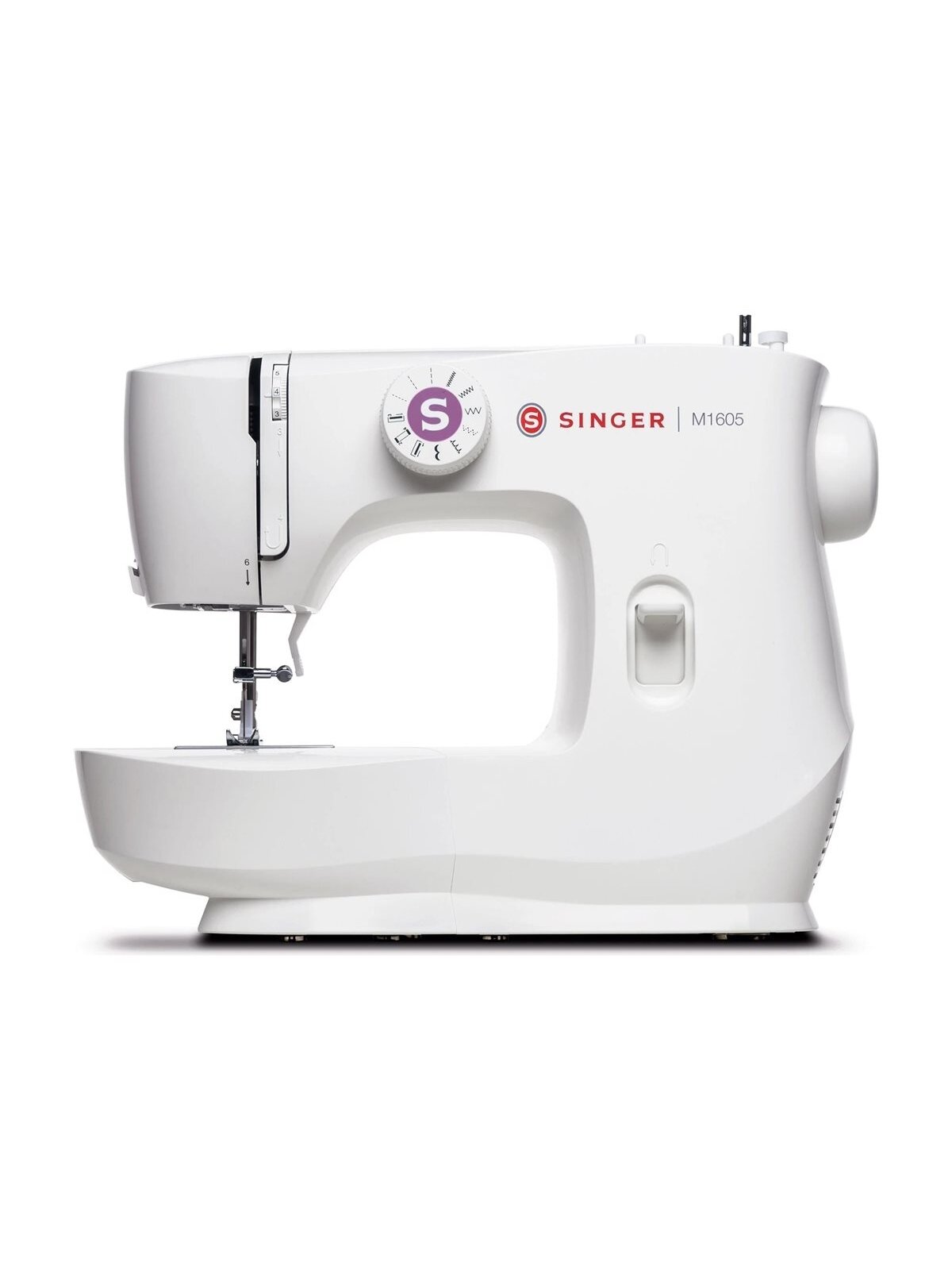 Singer | Sewing Machine | M1605 | Number of stitches 6 | Number of buttonholes 1 | White Singer | Sewing Machine | M1605 | Number of stitches 6 | Number of buttonholes 1 | White