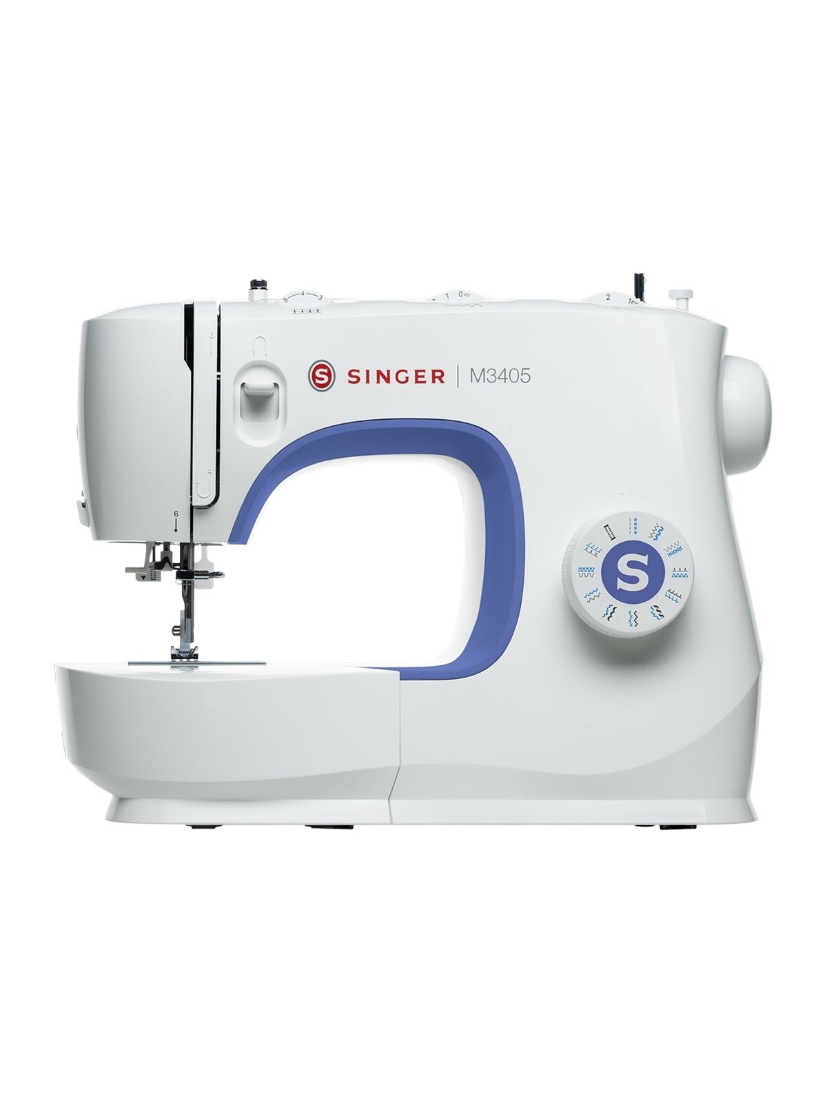 Singer | Sewing Machine | M3405 | Number of stitches 23 | Number of buttonholes 1 | White 1