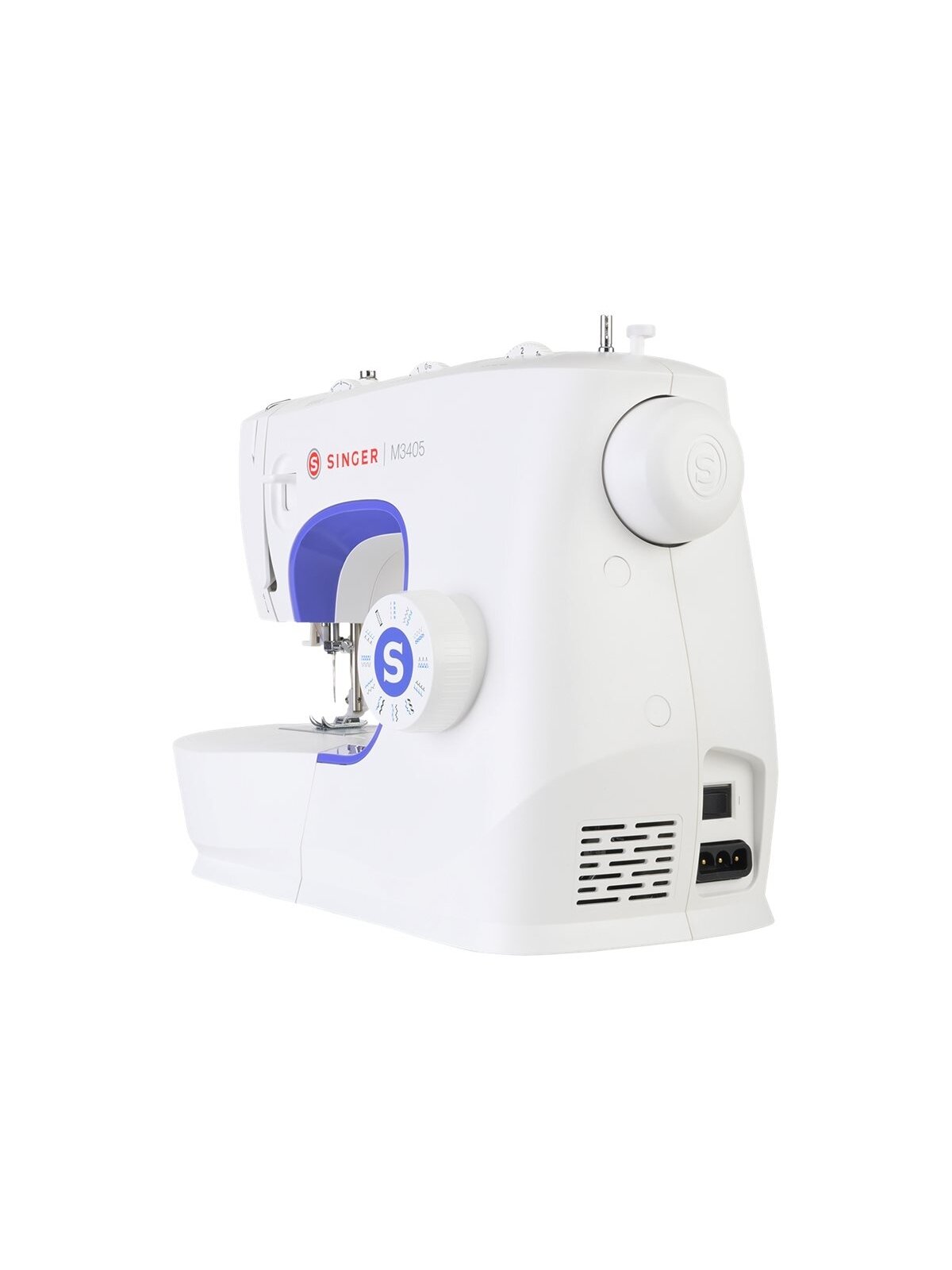 Singer | Sewing Machine | M3405 | Number of stitches 23 | Number of buttonholes 1 | White