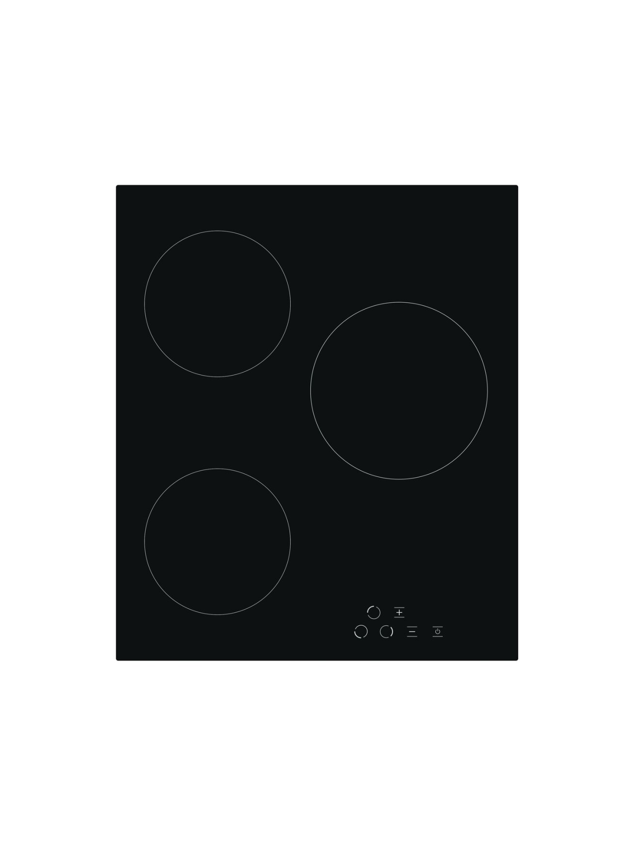 Simfer | Hob | H4.030.DECSP | Vitroceramic | Number of burners/cooking zones 3 | Touch | Black Simfer | Hob | H4.030.DECSP | Vitroceramic | Number of burners/cooking zones 3 | Touch | Black