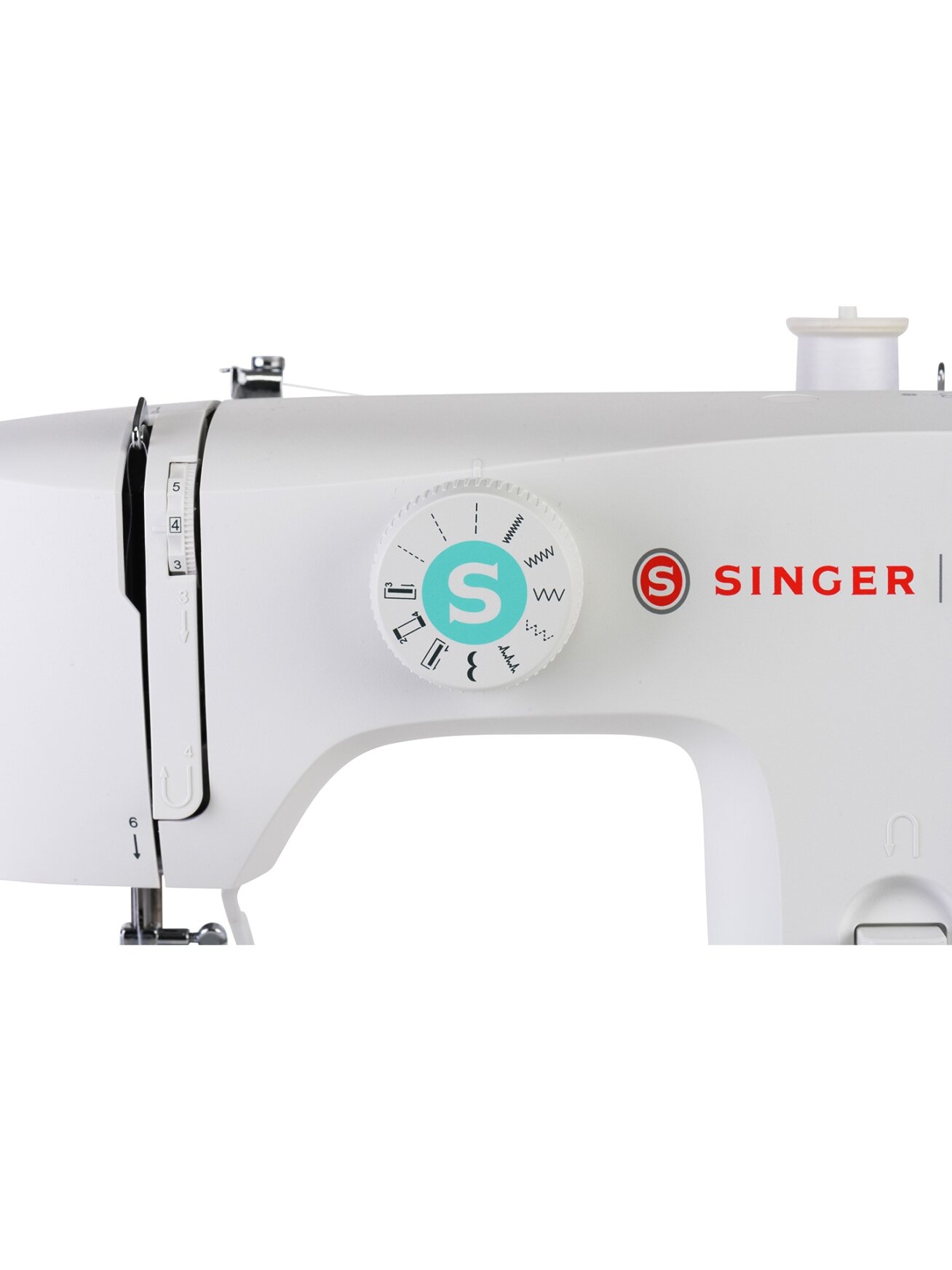 Singer | Sewing Machine | M1505 | Number of stitches 6 | Number of buttonholes 1 | White 5 Singer | Sewing Machine | M1505 | Number of stitches 6 | Number of buttonholes 1 | White 5