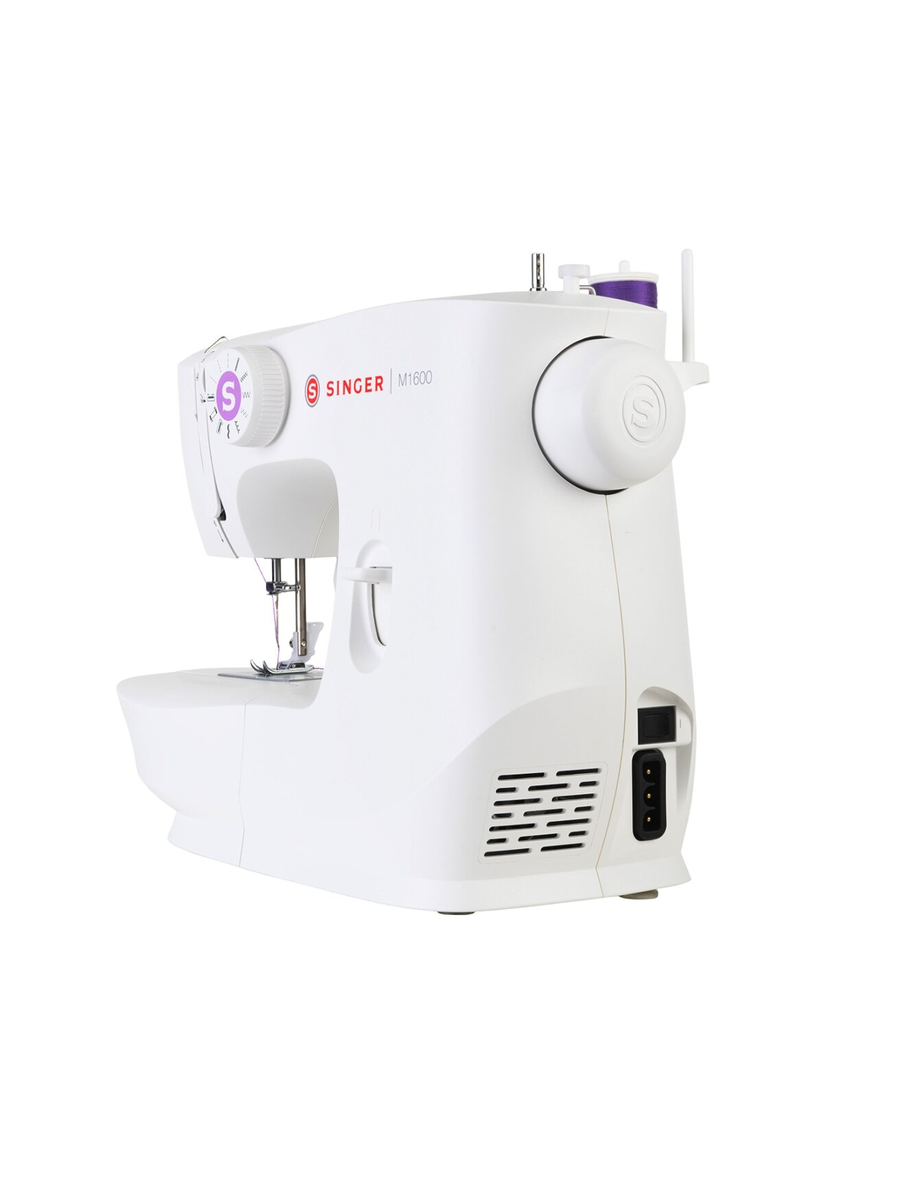 Singer | Sewing Machine | M1605 | Number of stitches 6 | Number of buttonholes 1 | White 2 Singer | Sewing Machine | M1605 | Number of stitches 6 | Number of buttonholes 1 | White 2