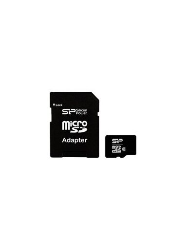 Silicon Power | 8 GB | MicroSDHC | Flash memory class 10 | SD adapter