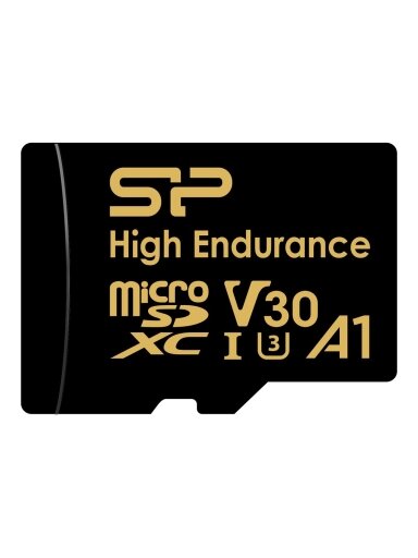 Silicon Power Flash memory card | Golden Series | 64 GB | Flash memory class A1, V30, UHS-I U3 | microSDXC