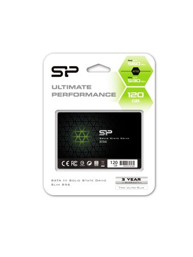 Silicon Power | S56 | 120 GB | SSD form factor 2.5" | Solid-state drive interface SATA | Read speed 460 MB/s | Write speed 360 MB/s