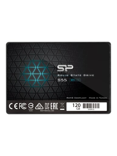 Silicon Power | Slim S55 | 120 GB | Solid-state drive interface SATA | Read speed 550 MB/s | Write speed 420 MB/s