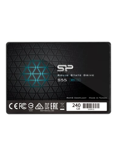 Silicon Power | Slim S55 | 240 GB | Solid-state drive interface SATA | Read speed 550 MB/s | Write speed 450 MB/s
