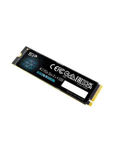 Silicon Power SP P34A60 | 128 GB | Solid-state drive interface M.2 PCIe Gen 3x4 | Read speed 1800 MB/s | Write speed 600 MB/s