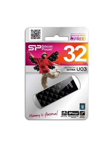 Silicon Power | Ultima U03 | 32 GB | USB 2.0 | Black Silicon Power | Ultima U03 | 32 GB | USB 2.0 | Black