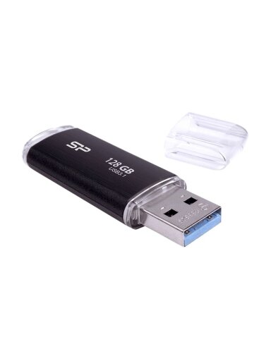 Silicon Power | USB 3.1 Flash Drive | Blaze B02 | 128 GB | USB 3.2 Gen 1/USB 3.1 Gen 1/USB 3.0/USB 2.0 | Black Silicon Power | USB 3.1 Flash Drive | Blaze B02 | 128 GB | USB 3.2 Gen 1/USB 3.1 Gen 1/USB 3.0/USB 2.0 | Black