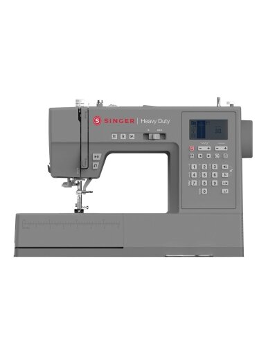 Singer | Computerized Sewing Machine | HD6805C Heavy Duty | Number of stitches 586 | Number of buttonholes 9 | Grey Singer | Computerized Sewing Machine | HD6805C Heavy Duty | Number of stitches 586 | Number of buttonholes 9 | Grey