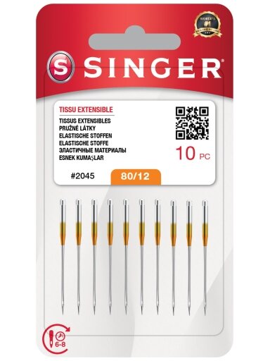 Singer | Needle, 2045 SZ12 BLST W/10 Singer | Needle, 2045 SZ12 BLST W/10