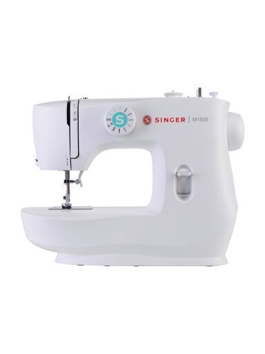 Singer | Sewing Machine | M1505 | Number of stitches 6 | Number of buttonholes 1 | White Singer | Sewing Machine | M1505 | Number of stitches 6 | Number of buttonholes 1 | White