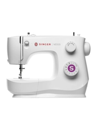 Singer | Sewing Machine | M2505 | Number of stitches 10 | White Singer | Sewing Machine | M2505 | Number of stitches 10 | White