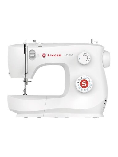 Singer | Sewing Machine | M2605 | Number of stitches 12 | White Singer | Sewing Machine | M2605 | Number of stitches 12 | White