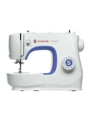 Singer | Sewing Machine | M3405 | Number of stitches 23 | Number of buttonholes 1 | White Singer | Sewing Machine | M3405 | Number of stitches 23 | Number of buttonholes 1 | White