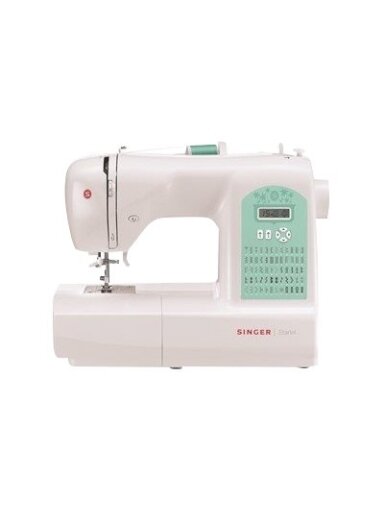 Singer | STARLET 6660 | Number of stitches 60 | Number of buttonholes 4 | White Singer | STARLET 6660 | Number of stitches 60 | Number of buttonholes 4 | White